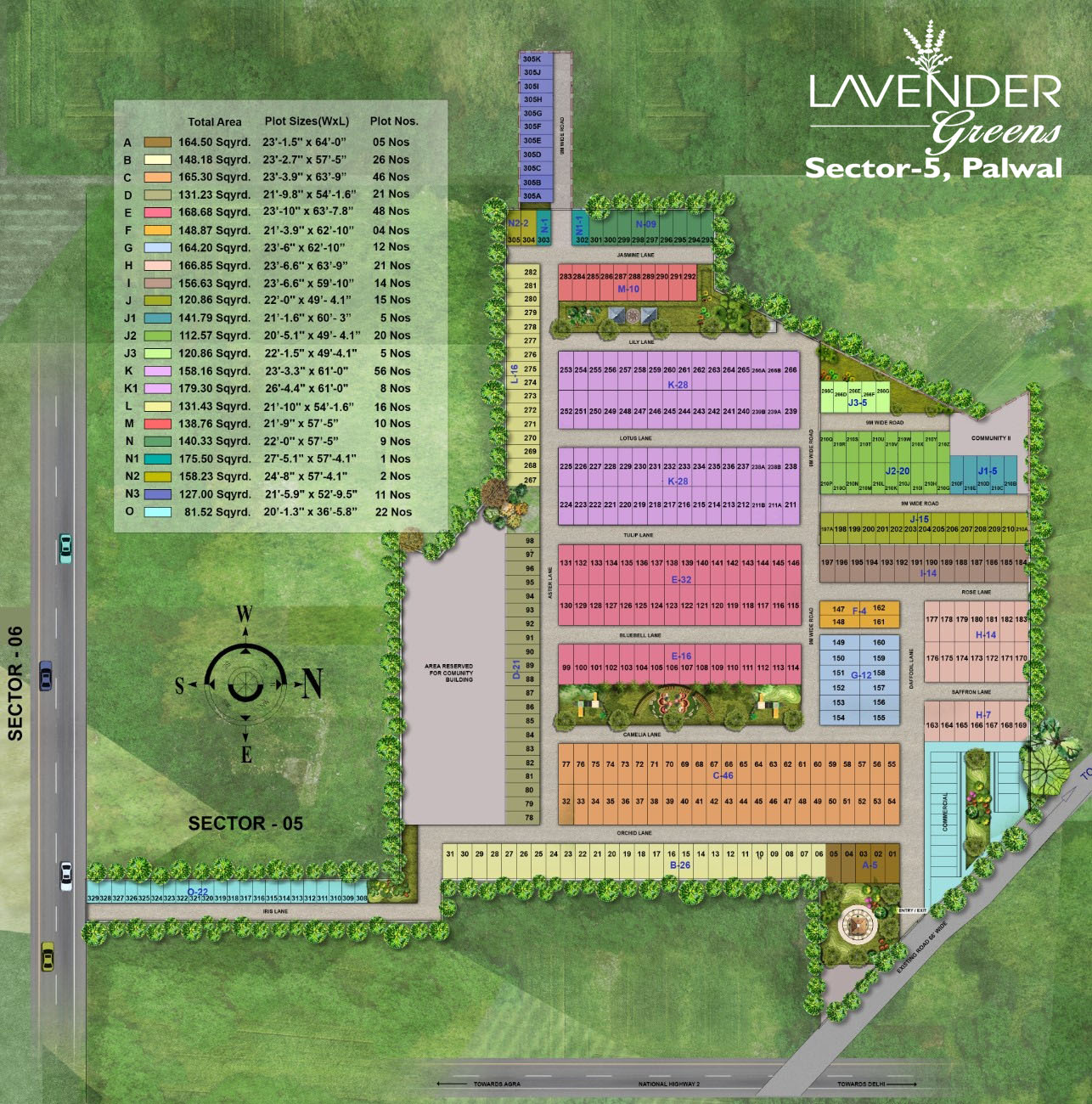 Master Plan - Plotted Residential Project DDJAY